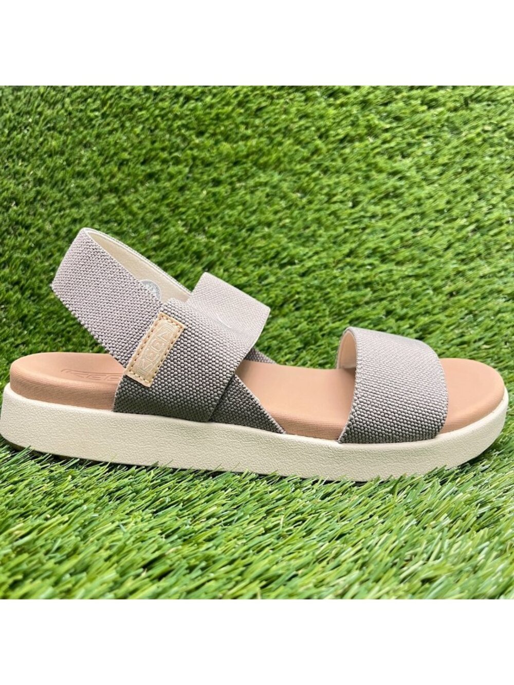 Keen Elle Backstrap Womens Size 7.5 Gray Beach Walking Outdoor Slip On Sandals